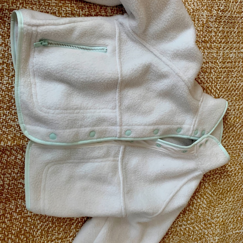 Aritzia Sherpa Cropped Jacket